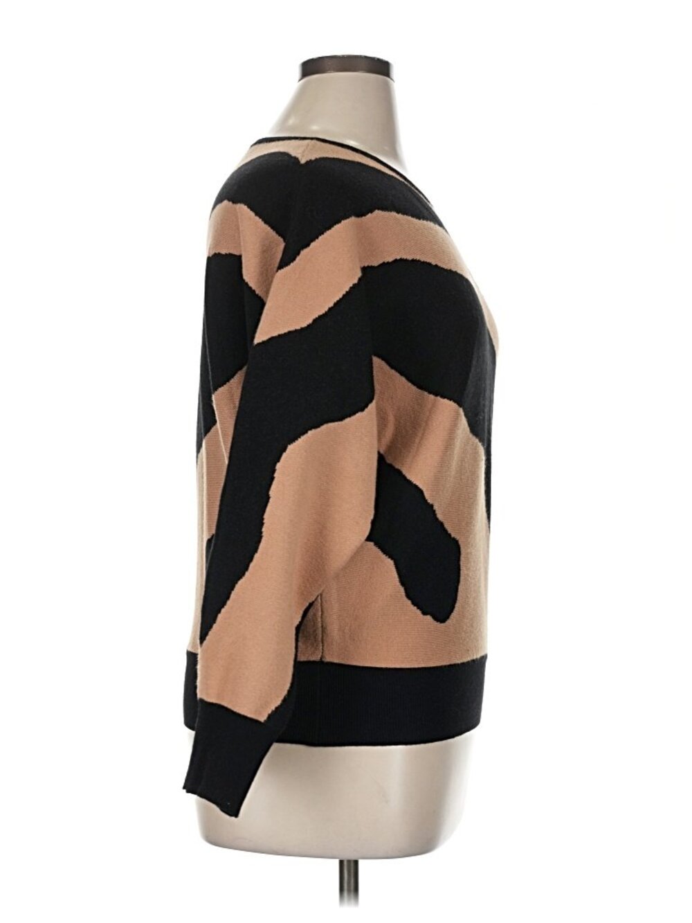 Carmen Carmen Marc Valvo Abstract Knit Top – Size XL - Picture 5 of 6